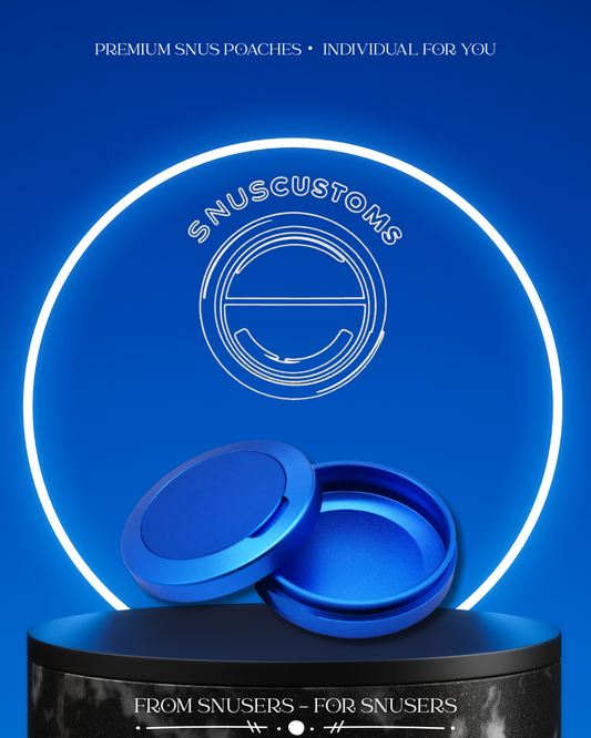 SNUSCUSTOMS - Blue Snus Pouch